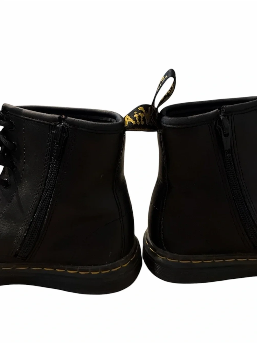Dr. Martens 1460 Youth Lace-Up Boots – Black Leather – Size 2